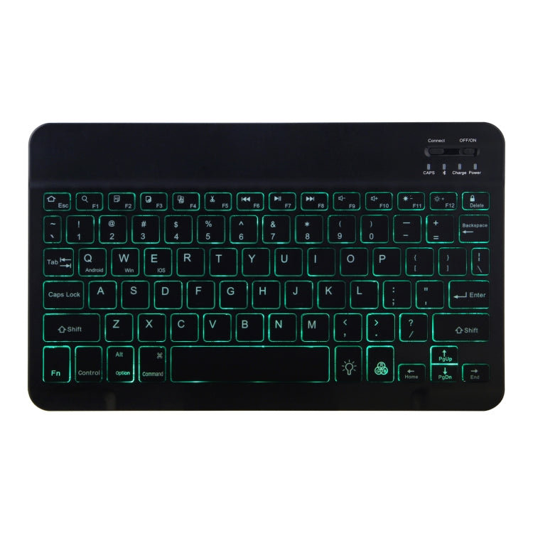 DY-E10 2 in 1 Removable Bluetooth Keyboard + Protective Leather Tablet Case with Backlight & Holder for Lenovo Tab E10(Blue) by buy2fix