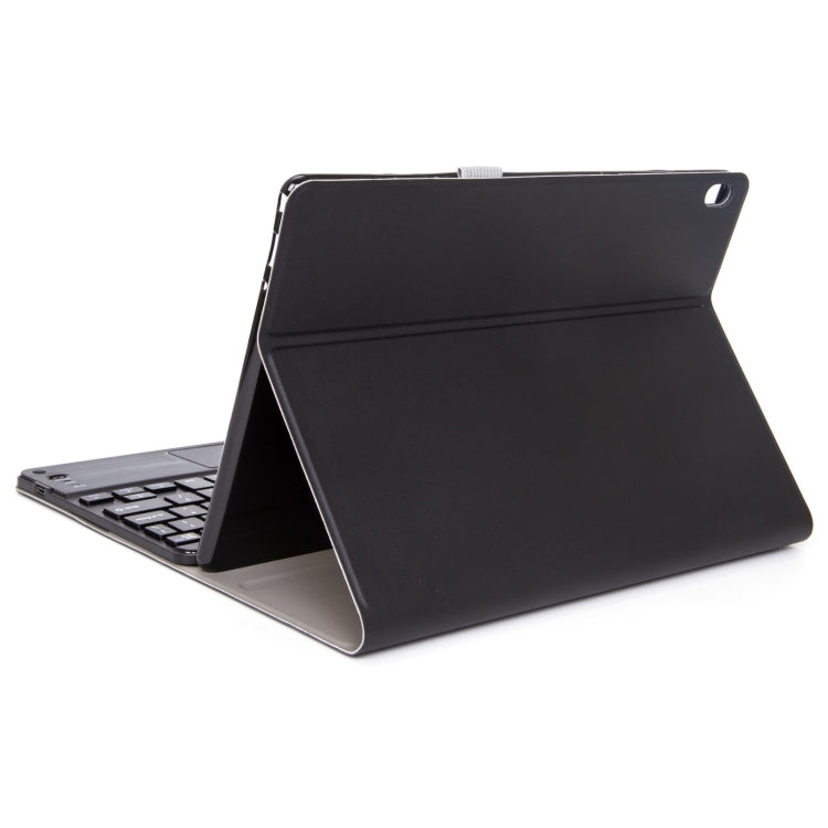 DY-E10 2 in 1 Removable Bluetooth Keyboard + Protective Leather Tablet Case with Touchpad & Holder for Lenovo Tab E10(Black) by buy2fix