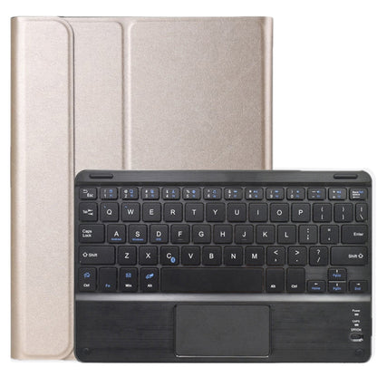 DY-E10 2 in 1 Removable Bluetooth Keyboard + Protective Leather Tablet Case with Touchpad & Holder for Lenovo Tab E10(Gold) by buy2fix
