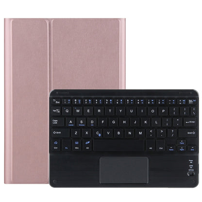 DY-P10-C 2 in 1 Removable Bluetooth Keyboard + Protective Leather Tablet Case with Touchpad & Holder for Lenovo Tab P10 10.1 inch(Rose Gold) by buy2fix