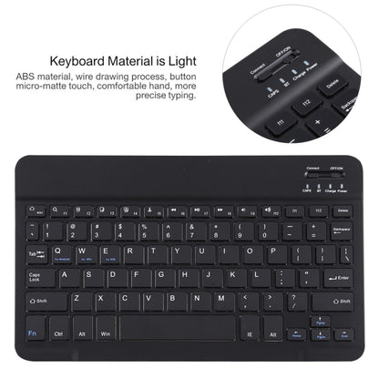 AM10 2 in 1 Removable Bluetooth Keyboard + Protective Leather Tablet Case with Holder for Lenovo M10 FHD Plus 10.3 inch(Black) by buy2fix