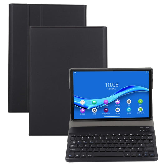 AM11 2 in 1 Removable Bluetooth Keyboard + Protective Leather Tablet Case with Holder for Lenovo M10 FHD REL TB-X605FC/LC(Black) by buy2fix