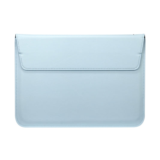 Universal Envelope Style PU Leather Case with Holder for Ultrathin Notebook Tablet PC 13.3 inch, Size: 35x25x1.5cm(Blue) - 13 inch by buy2fix | Online Shopping UK | buy2fix