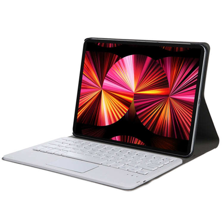 A11-A 2 in 1 Removable Bluetooth Keyboard + Protective Leather Tablet Case with Touchpad & Holder for iPad Pro 11 2022 / 2021 / Air 5 / Air 4(Rose Gold) - For iPad Pro by buy2fix | Online Shopping UK | buy2fix
