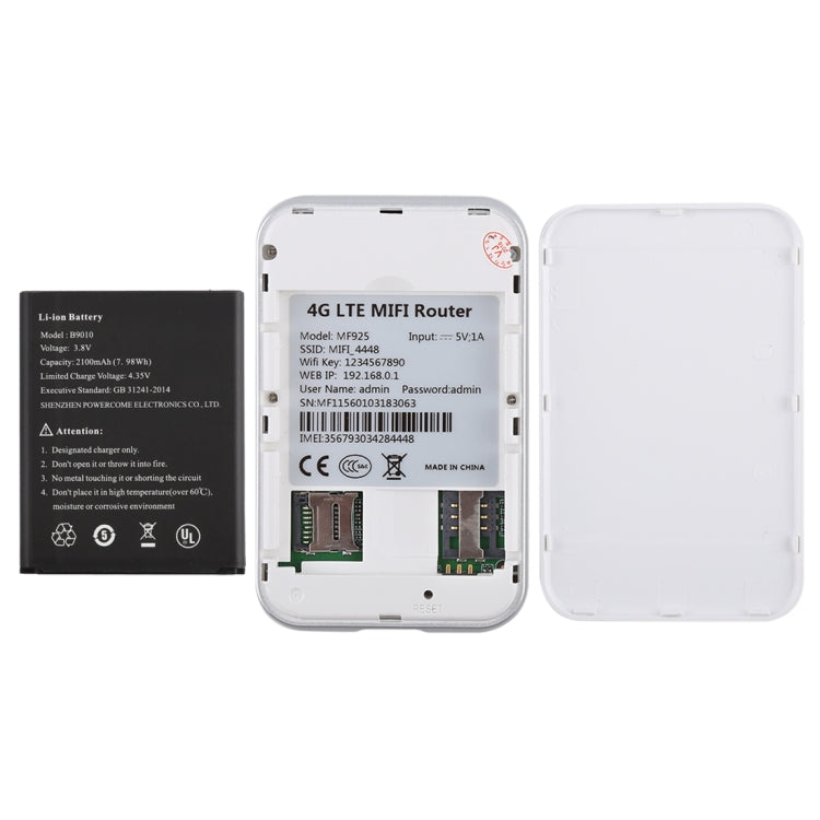 MF925 4G LTE Multi-modes High Speed Wireless Router, Support TF Card(32GB Max) by buy2fix