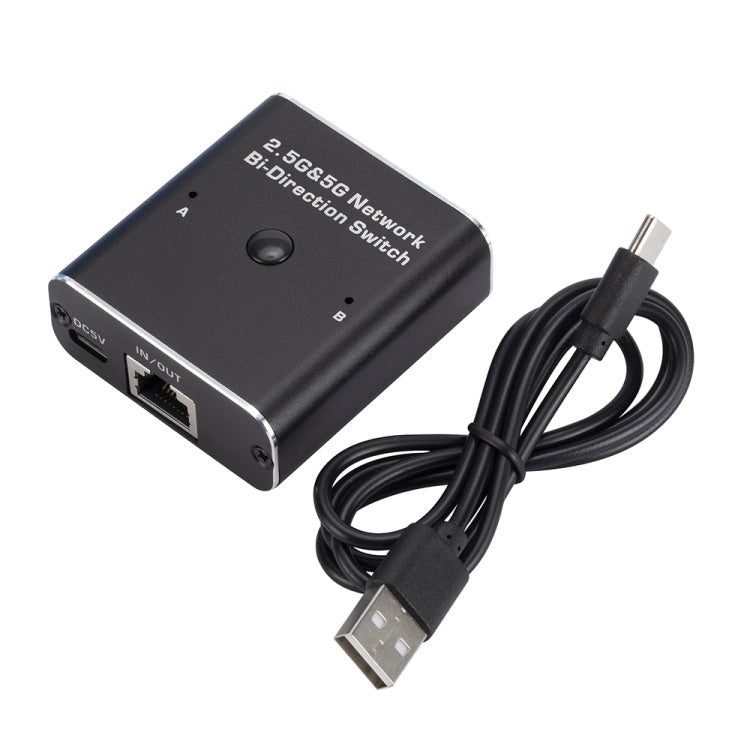 2.4GHz+5GHz RJ45 Network Bi-Direction Switch (Black) by buy2fix