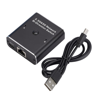 2.4GHz+5GHz RJ45 Network Bi-Direction Switch (Black) by buy2fix