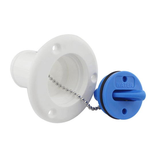 38mm Yacht Radiator Cover Water Inlet (White)