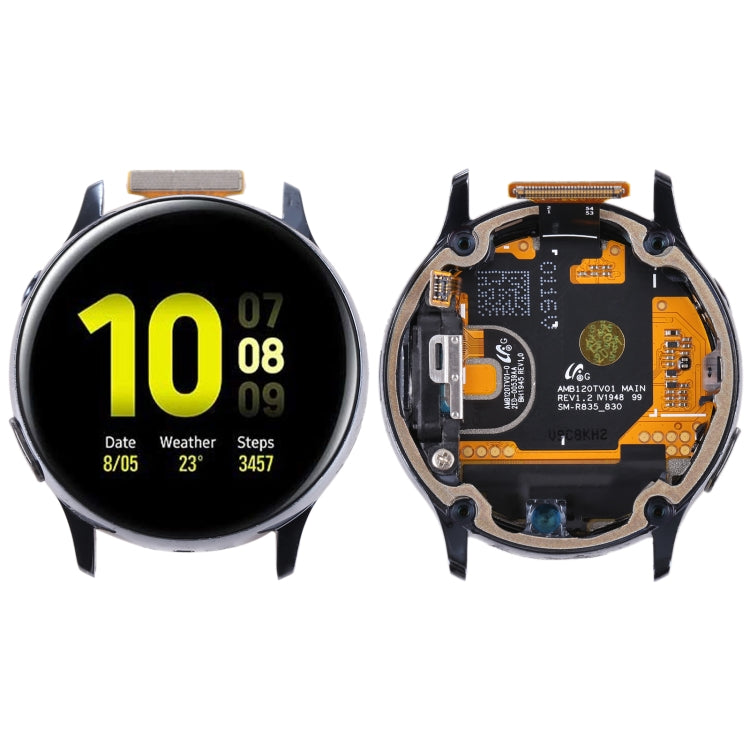 LCD Screen and Digitizer Full Assembly With Frame for Samsung Galaxy Active2 SM-R830(Black) - LCD Related Parts by buy2fix | Online Shopping UK | buy2fix