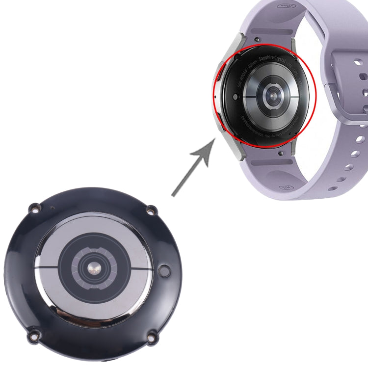 Original Back Cover Full Assembly For Samsung Galaxy Watch5 40mm SM-R900 (Black) - Back Cover by buy2fix | Online Shopping UK | buy2fix