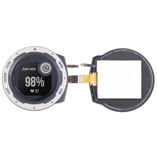 For Garmin Instinct Original LCD Screen with Digitizer Full Assembly(White) - For Garmin by buy2fix | Online Shopping UK | buy2fix