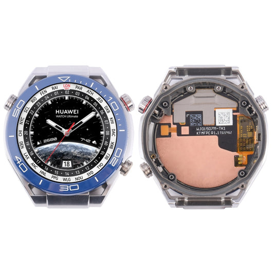 For Huawei Watch Ultimate Original LCD Screen Digitizer Full Assembly with Frame (Silver) - For Huawei by buy2fix | Online Shopping UK | buy2fix