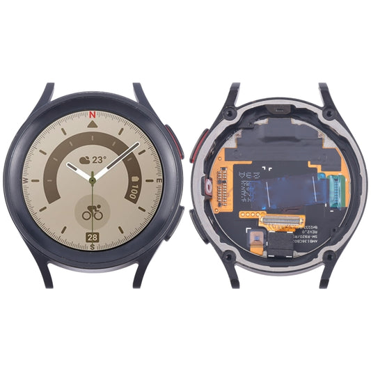 Original LCD Screen Digitizer Full Assembly with Frame for Samsung Galaxy Watch5 Pro 45mm SM-R920/R925 (Black) - LCD Related Parts by buy2fix | Online Shopping UK | buy2fix