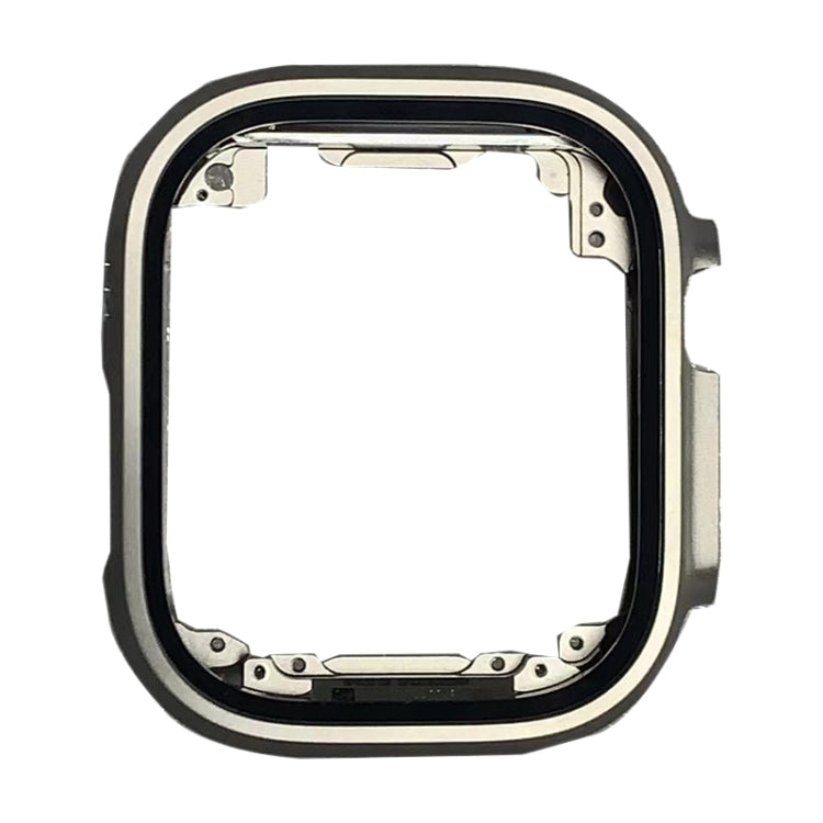 For Apple Watch Ultra 2 49mm Titanium Metal Middle Frame Bezel Plate by buy2fix