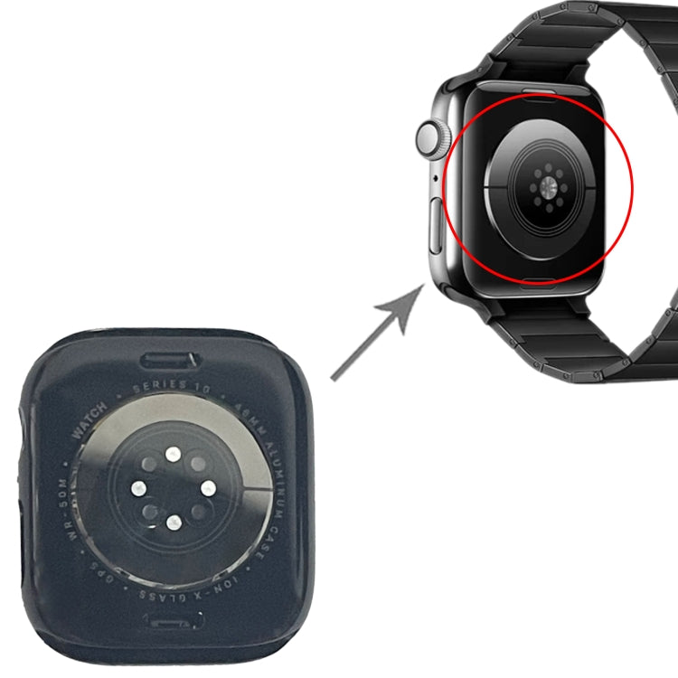 For Apple Watch Series 10 46mm GPS Version Glass Back Cover - Back Cover by buy2fix | Online Shopping UK | buy2fix