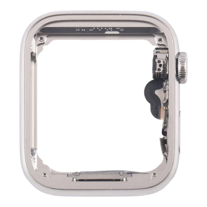 For Apple Watch Series 5 40mm LTE Stainless Steel Middle Frame Bezel Plate with Crown Spin Axis Flex Cable (Silver) - Middle Frame by buy2fix | Online Shopping UK | buy2fix