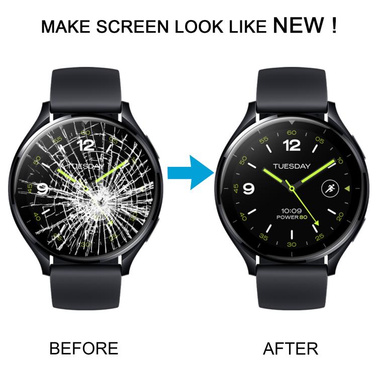 For Xiaomi Watch 2 Original LCD Screen with Frame (Silver) - For Xiaomi by buy2fix | Online Shopping UK | buy2fix