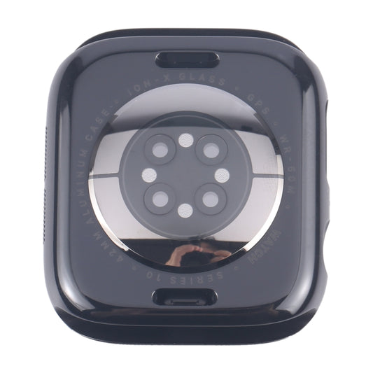 For Apple Watch Series 10 42mm GPS Version Glass Back Cover by buy2fix