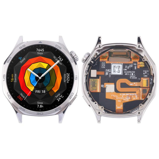 For Huawei Watch GT 5 46mm Original LCD Screen Digitizer Full Assembly With Frame (Silver) - For Huawei by buy2fix | Online Shopping UK | buy2fix