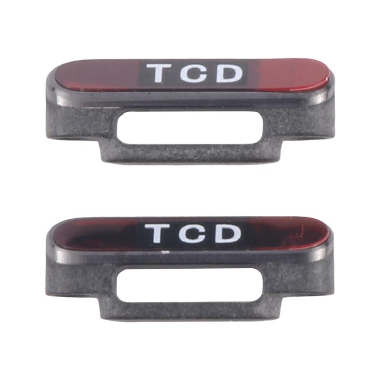 For Apple Watch Series 10 46mm / 42mm 1 Pair Watch Clasp (Black) - Other Parts by buy2fix | Online Shopping UK | buy2fix