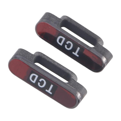 For Apple Watch Series 10 46mm / 42mm 1 Pair Watch Clasp (Black) - Other Parts by buy2fix | Online Shopping UK | buy2fix