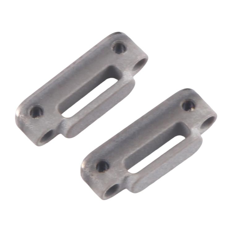 For Apple Watch Series 10 46mm / 42mm 1 Pair Watch Clasp (Grey) - Other Parts by buy2fix | Online Shopping UK | buy2fix