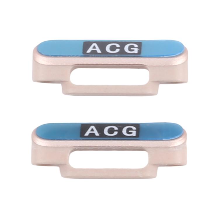 For Apple Watch Series 10 46mm / 42mm 1 Pair Watch Clasp (Gold) - Other Parts by buy2fix | Online Shopping UK | buy2fix