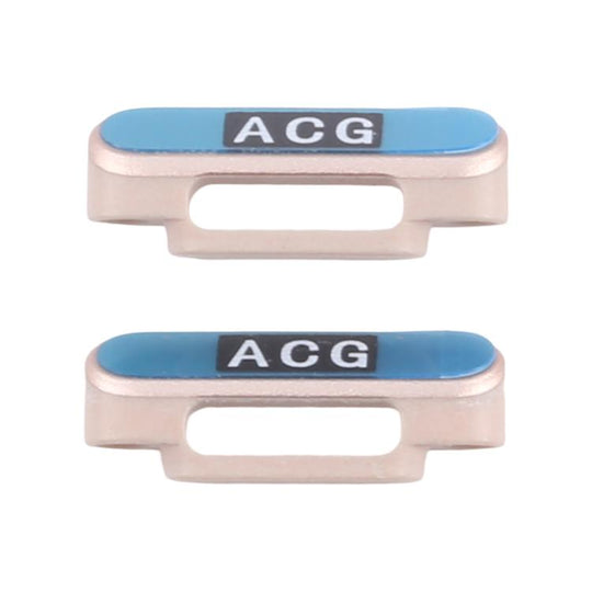 For Apple Watch Series 10 46mm / 42mm 1 Pair Watch Clasp (Gold)