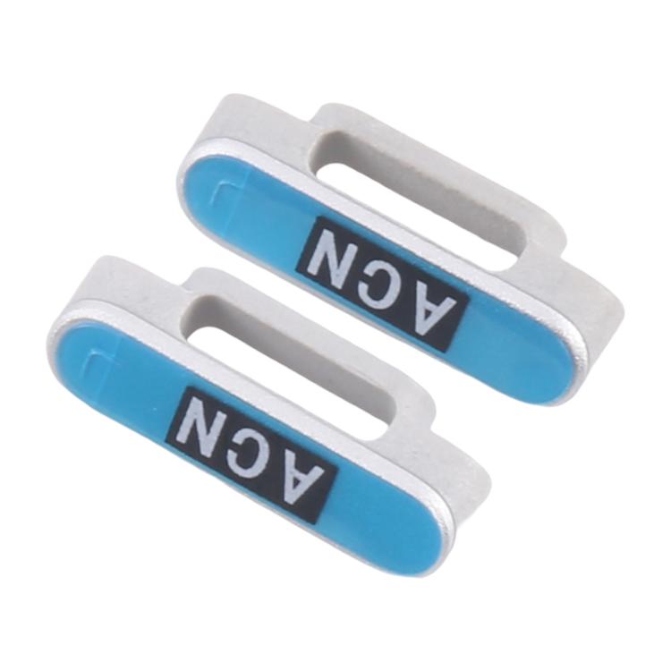 For Apple Watch Series 10 46mm / 42mm 1 Pair Watch Clasp (White) - Other Parts by buy2fix | Online Shopping UK | buy2fix