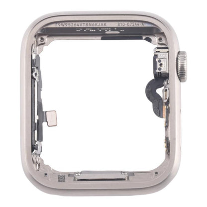 For Apple Watch Series 5 40mm LTE Stainless Steel Middle Frame Bezel Plate with Crown Spin Axis Flex Cable - Middle Frame by buy2fix | Online Shopping UK | buy2fix