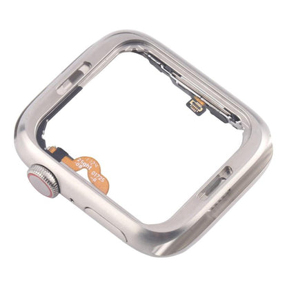 For Apple Watch Series 5 40mm LTE Stainless Steel Middle Frame Bezel Plate with Crown Spin Axis Flex Cable - Middle Frame by buy2fix | Online Shopping UK | buy2fix