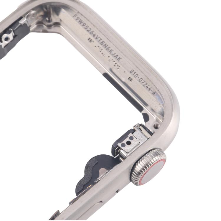 For Apple Watch Series 5 40mm LTE Stainless Steel Middle Frame Bezel Plate with Crown Spin Axis Flex Cable - Middle Frame by buy2fix | Online Shopping UK | buy2fix