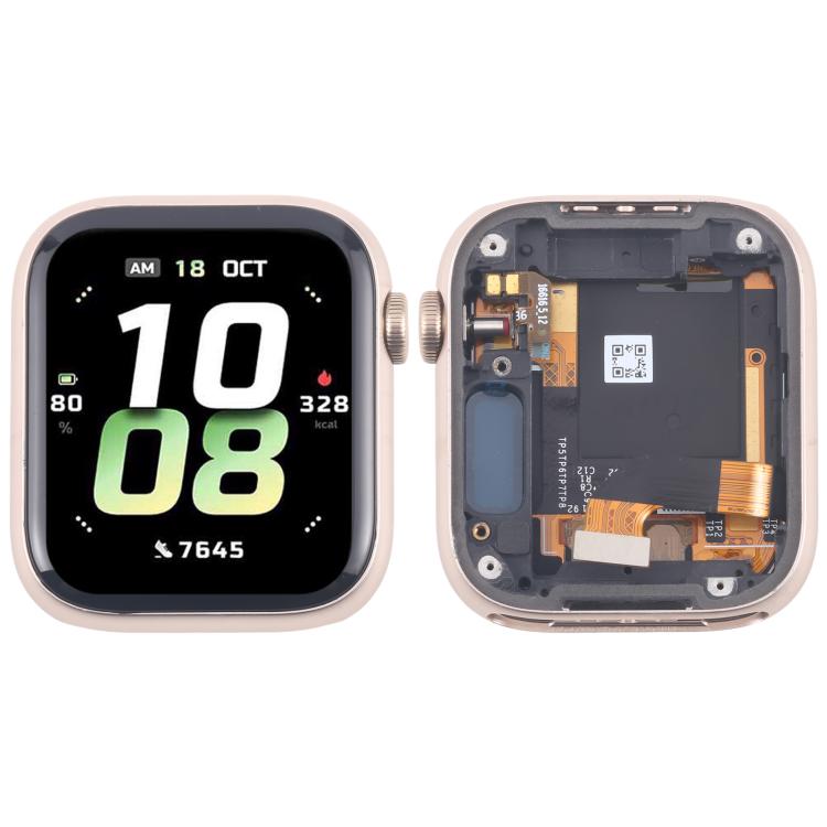 For Honor Watch 5 Original LCD Screen Digitizer Full Assembly With Frame (Gold) - For Honor by buy2fix | Online Shopping UK | buy2fix