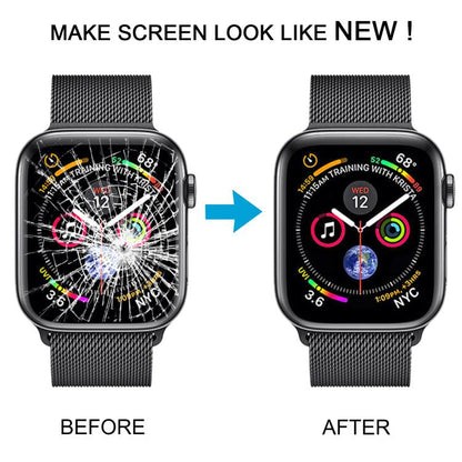 For Apple Watch Series 4 / 5 / 6 40mm Sapphire Material Front Screen Outer Glass Lens with OCA - LCD Related Parts by buy2fix | Online Shopping UK | buy2fix