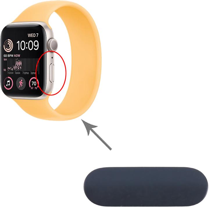 For Apple Watch SE 2022 40mm / 44mm Aluminum Alloy Power Button (Black) - Other Parts by buy2fix | Online Shopping UK | buy2fix