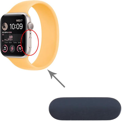 For Apple Watch SE 2022 40mm / 44mm Aluminum Alloy Power Button (Black) - Other Parts by buy2fix | Online Shopping UK | buy2fix