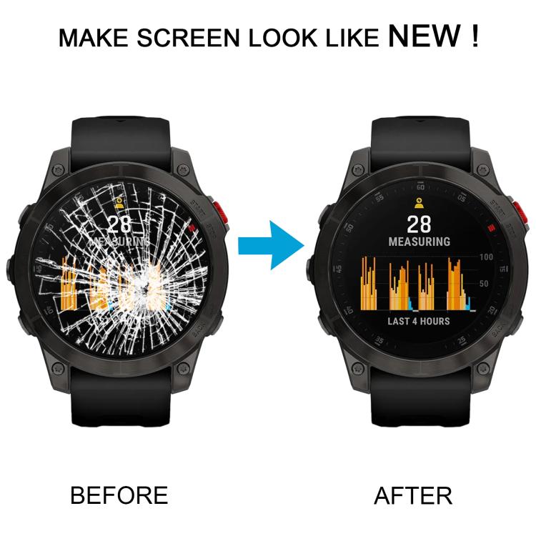 For Garmin Epix 47mm Original LCD Screen Digitizer Full Assembly With Frame(Silver) - For Garmin by buy2fix | Online Shopping UK | buy2fix