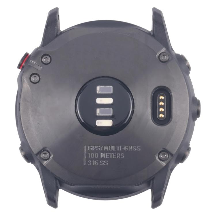 For Garmin Fenix 6x Original Disassembled Back Cover(Black) - For Garmin by buy2fix | Online Shopping UK | buy2fix