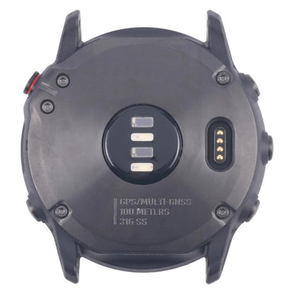 For Garmin Fenix 6x Original Disassembled Back Cover(Black) - For Garmin by buy2fix | Online Shopping UK | buy2fix