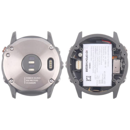 For Garmin Fenix 6x Original Disassembled Back Cover with Battery(Silver) - For Garmin by buy2fix | Online Shopping UK | buy2fix