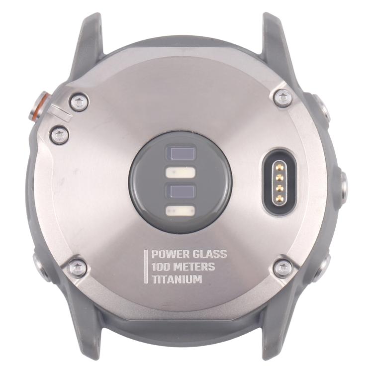 For Garmin Fenix 6x Original Disassembled Back Cover with Battery(Silver) - For Garmin by buy2fix | Online Shopping UK | buy2fix