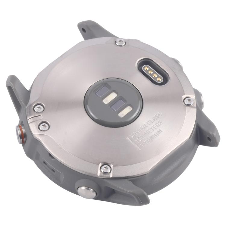 For Garmin Fenix 6x Original Disassembled Back Cover with Battery(Silver) - For Garmin by buy2fix | Online Shopping UK | buy2fix