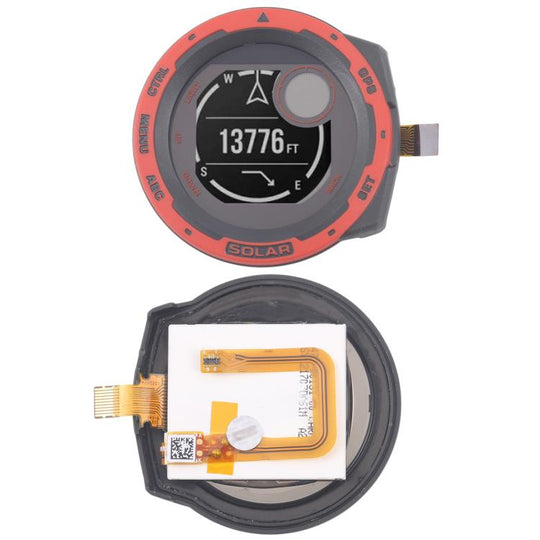 For Garmin Instinct 1 Solar Original LCD Display Screen (Red)