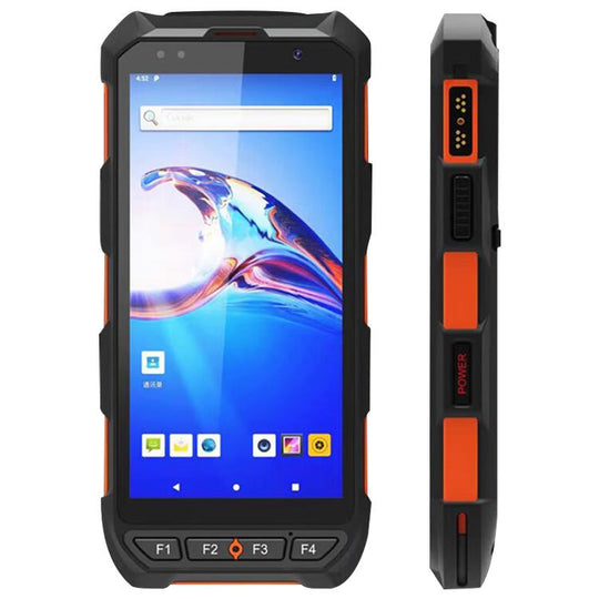 5.5 inch Android 10 IP65 Handheld Industrial Data Terminal Barcode Scanner, Style: NFC HF