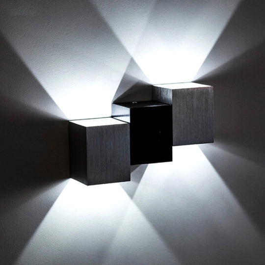 6W Stair Kitchen Bathroom Laundry Room Hallway Closet LED Wall Lamp, AC 110-240V (Cool White)