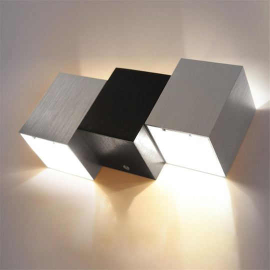 6W Stair Kitchen Bathroom Laundry Room Hallway Closet LED Wall Lamp, AC 110-240V (Warm White)