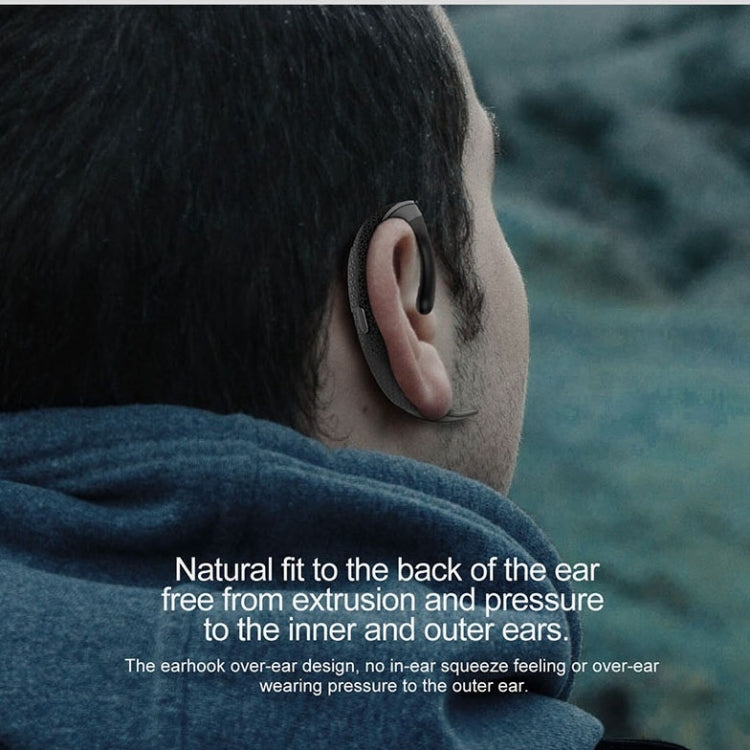 Ear-hanging Business Style Wireless Bluetooth Earphone Headset - Bluetooth Earphone by buy2fix | Online Shopping UK | buy2fix