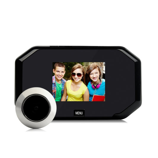 YB-30BH 3 inch Screen 1.0MP Security Camera Taking Picture Door Peephole, Support TF Card(Black) - Video DoorBell by buy2fix | Online Shopping UK | buy2fix