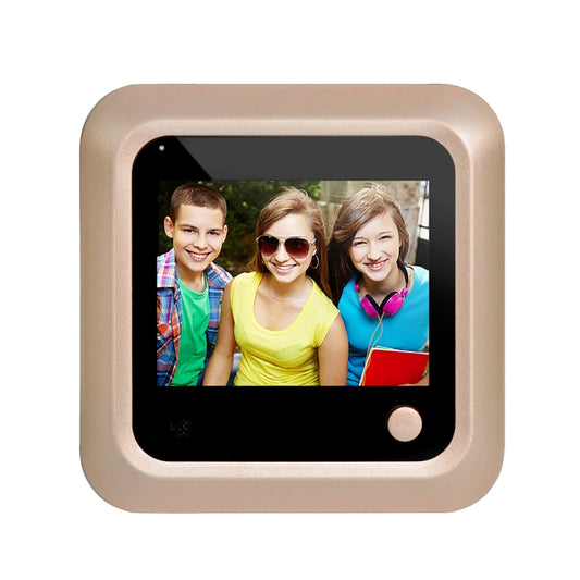 X5 2.4 inch Screen 2.0MP Security Camera No Disturb Peephole Viewer, Support TF Card(Gold) - Video DoorBell by buy2fix | Online Shopping UK | buy2fix