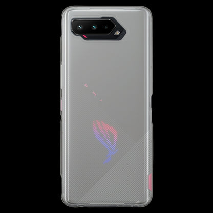 For Asus ROG Phone 5 0.75mm Ultra-thin Transparent TPU Soft Protective Case - ASUS Cases by buy2fix | Online Shopping UK | buy2fix